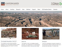 Tablet Screenshot of canyonlandsresearchcenter.org